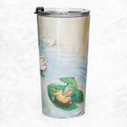 A Moment Between Waves - Tapered stainless steel tumbler