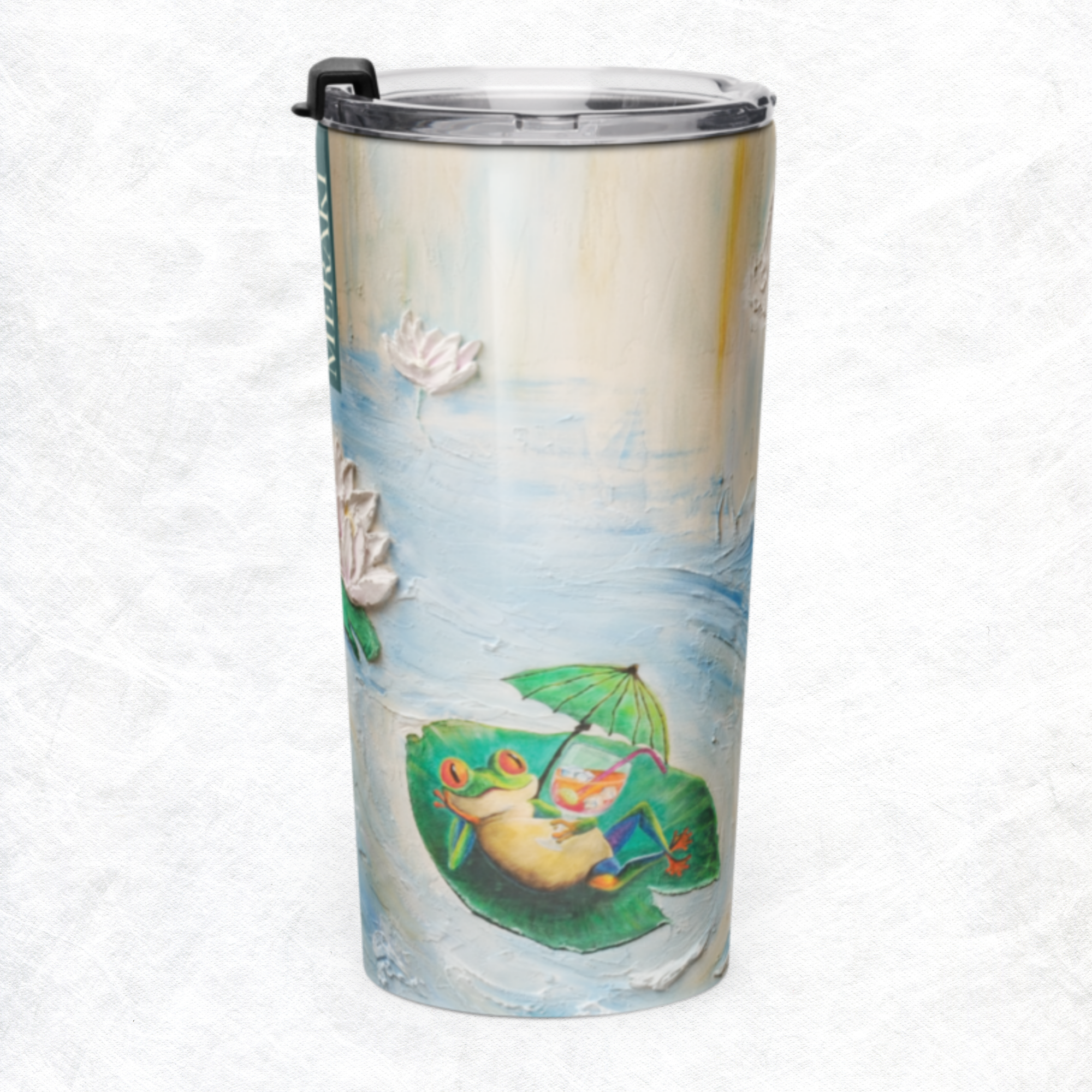 A Moment Between Waves - Tapered stainless steel tumbler