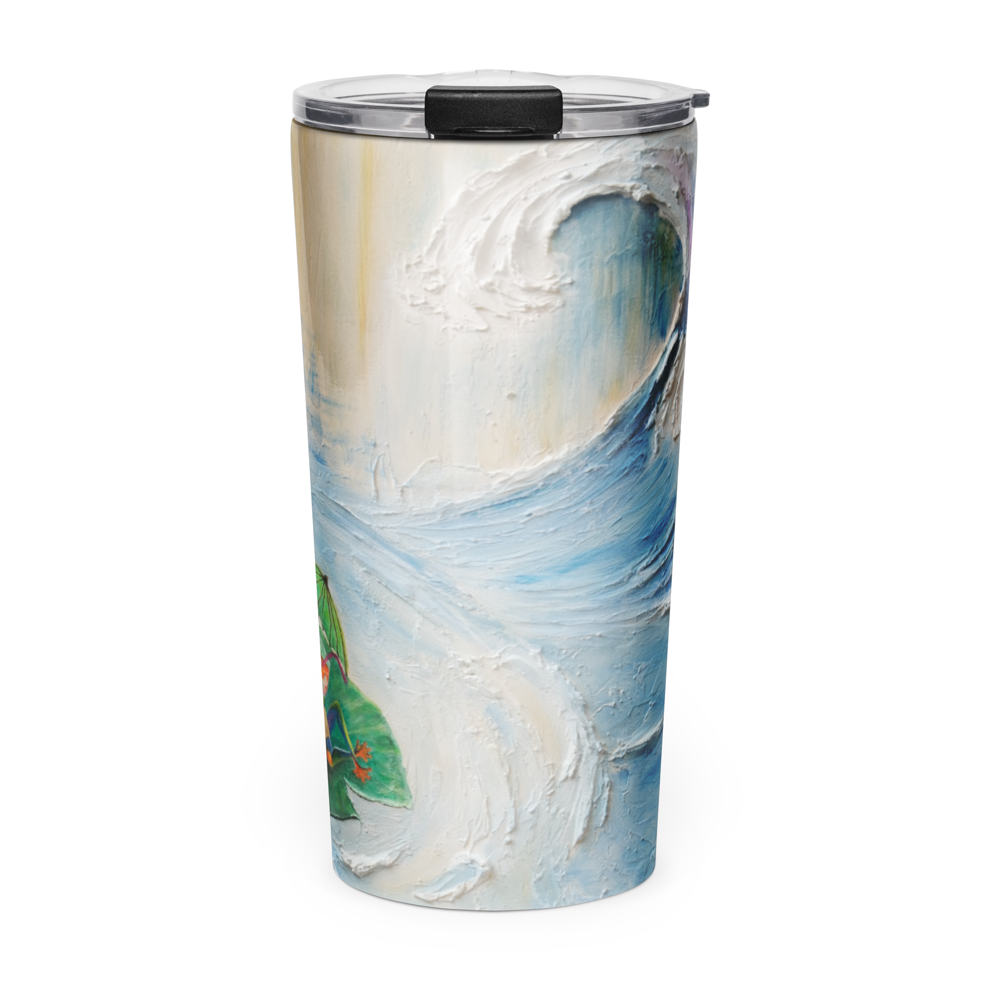 A Moment Between Waves - Tapered stainless steel tumbler