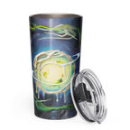 Into the Orb We Go - Tapered stainless steel tumbler