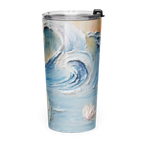 A Moment Between Waves - Tapered stainless steel tumbler