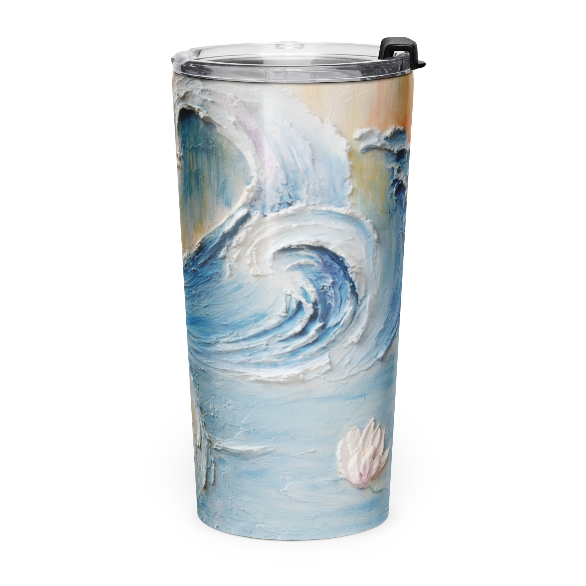 A Moment Between Waves - Tapered stainless steel tumbler