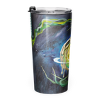 Into the Orb We Go - Tapered stainless steel tumbler