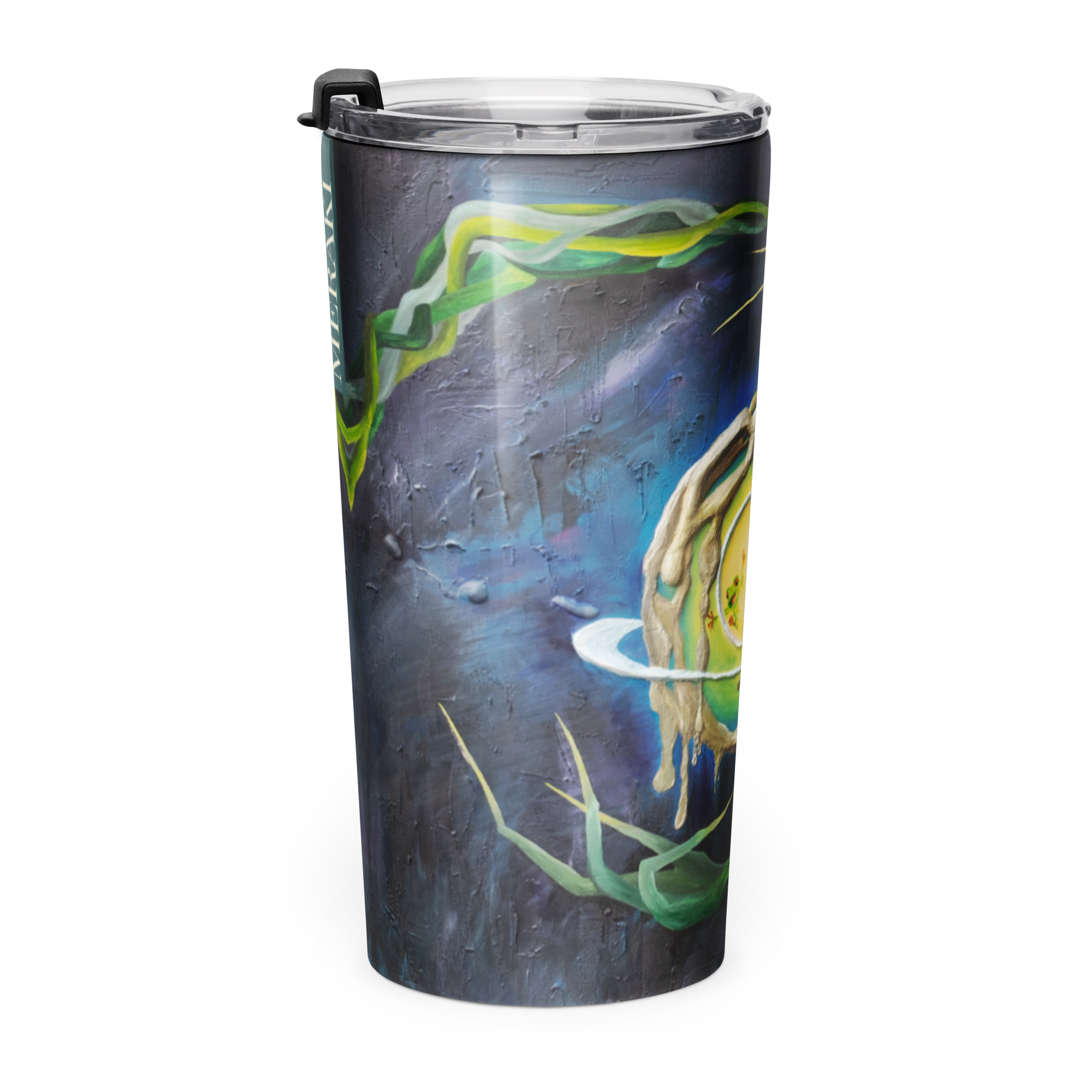 Into the Orb We Go - Tapered stainless steel tumbler